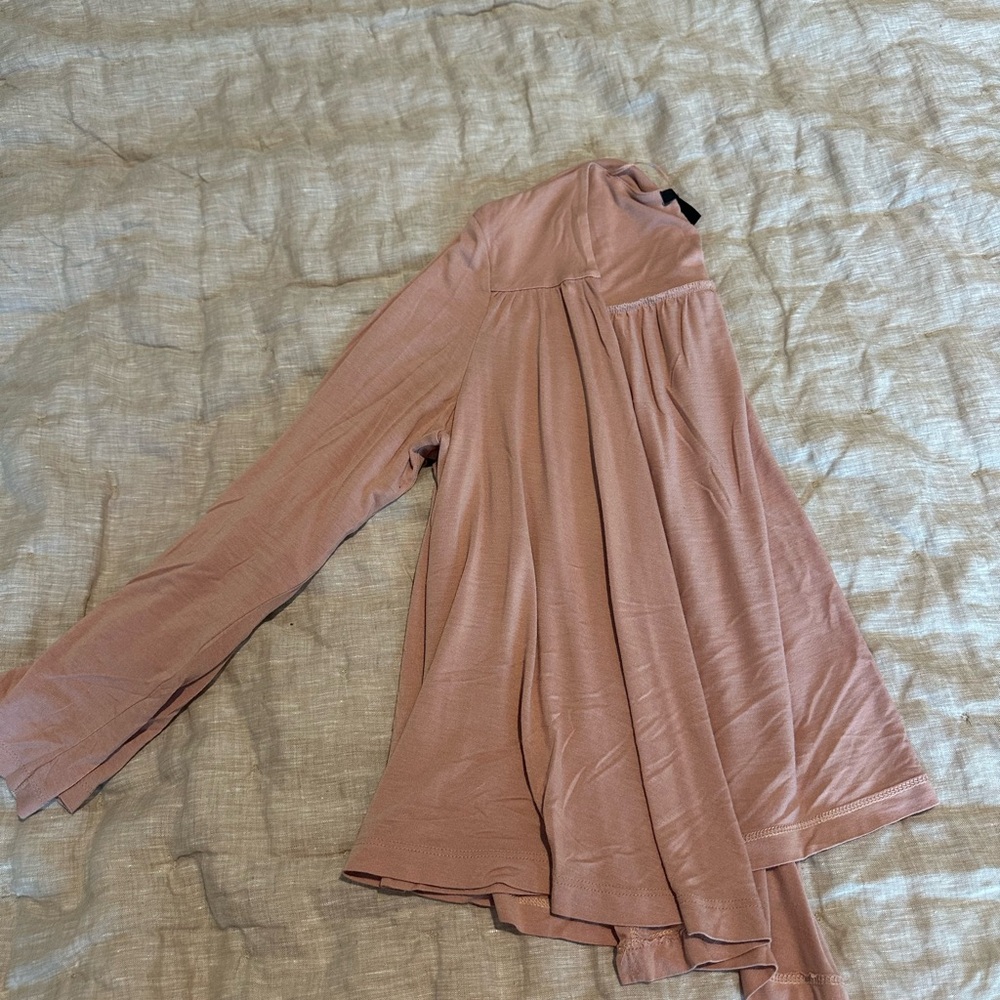 H&M Asymmetrical Blush Pink Skirt